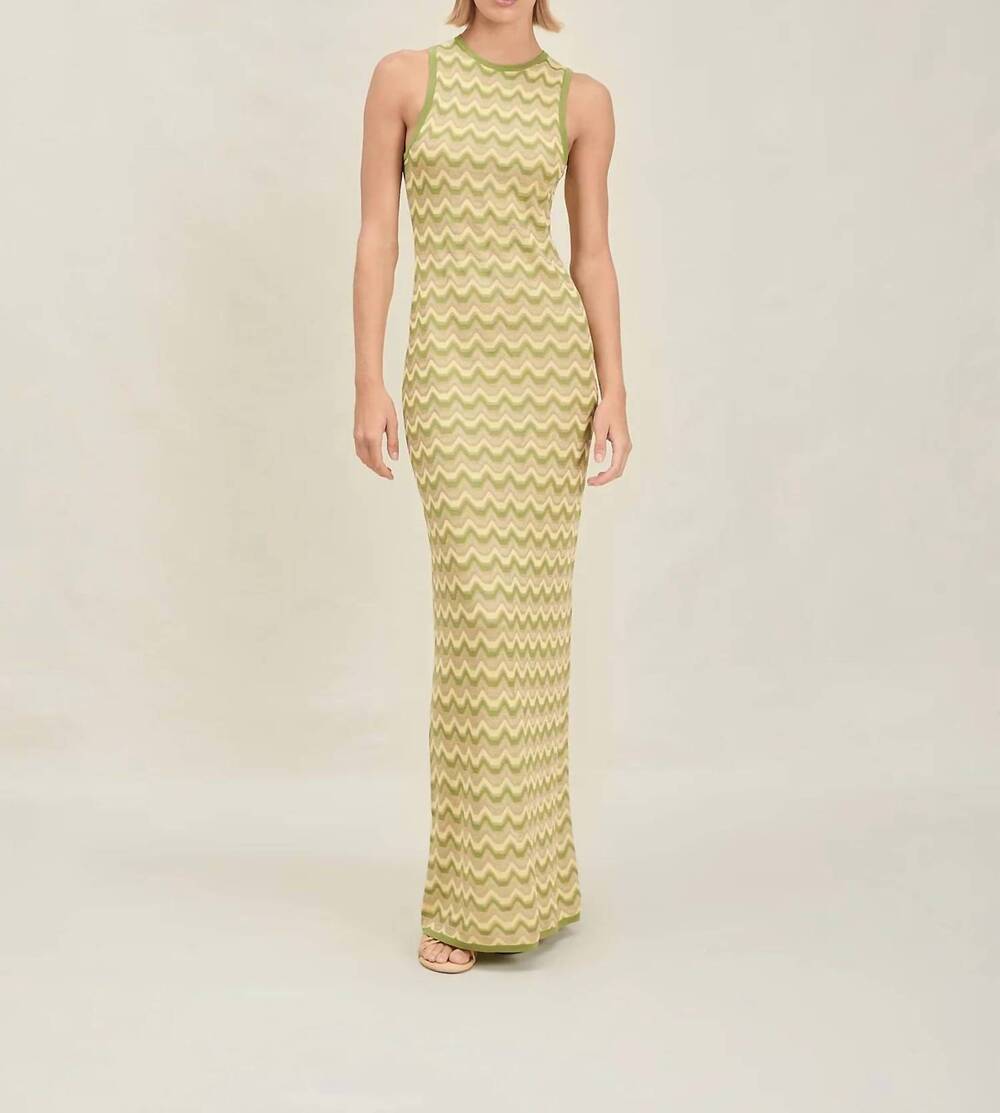 NEW DEVON WINDSOR dalia dress in green